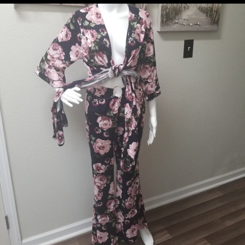 Sexy Two Piece Pant Set